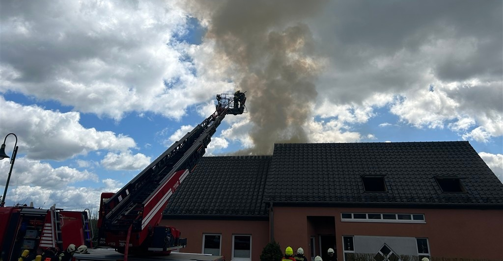 Prüm: Brand eines Einfamilienhauses