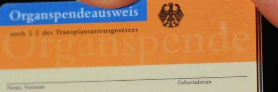 Organspendeausweis